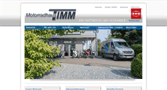 Desktop Screenshot of motorradhaus-timm.de
